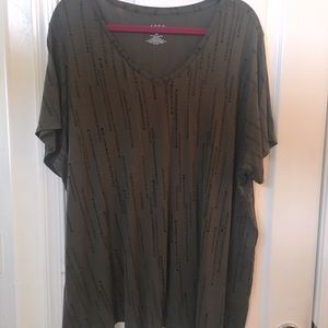 Olive green tunic t-shirt